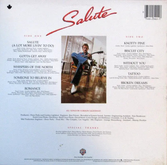 Gordon Lightfoot β Salute - 1983 Original in Shrinkwrap!