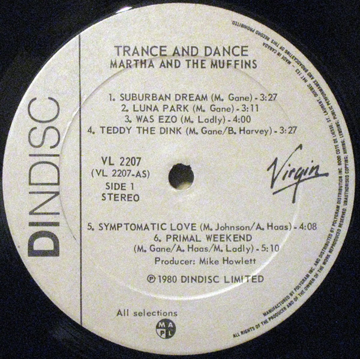 Martha et les muffins – Trance et danse - 1980