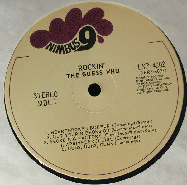 The Guess Who – Rockin' - 1972 Pressing