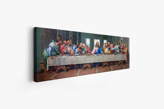 Last Supper Canvas- Wall Art- RGB varnish Canvas Print