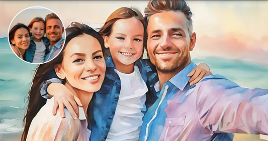 Photo into a painting