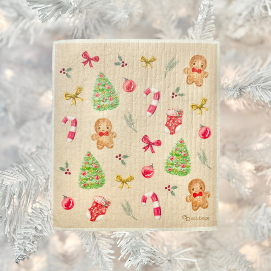 Merrycute Christmas Sponge Cloth