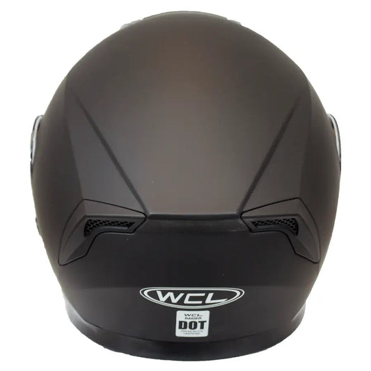 West Coast Leather Full Face Matte Black Helmet