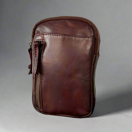 MET Small Leather Crossbody Bag