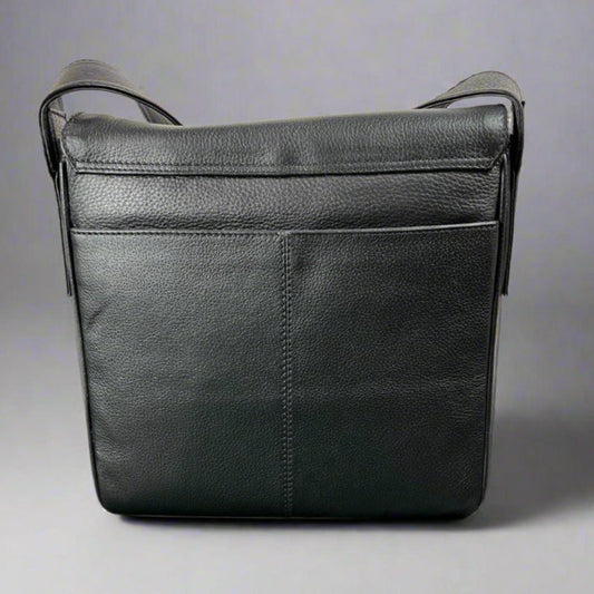 Crossbody Organizer Leather Bag