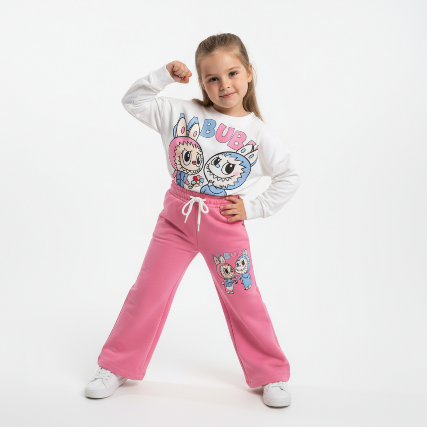 La-Bu-Bu Friends Girls Casual Set