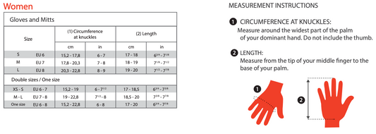 Kombi Women's Down Advantage Gloves