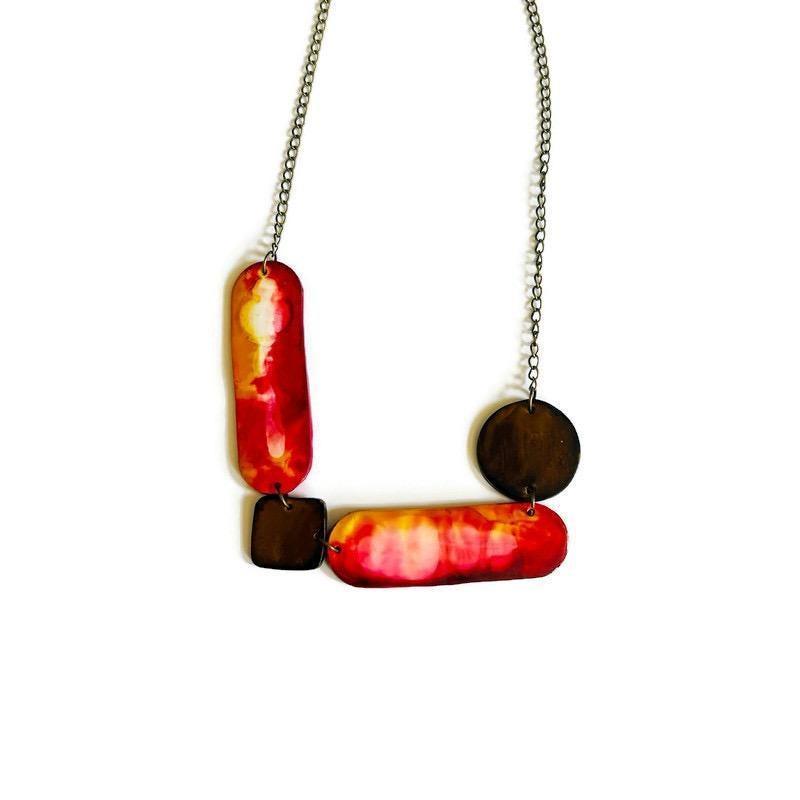 Ombre Clip On Earrings for Fall