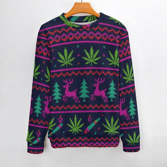 Neon Xmas Crewneck Sweatershirt (unisex)