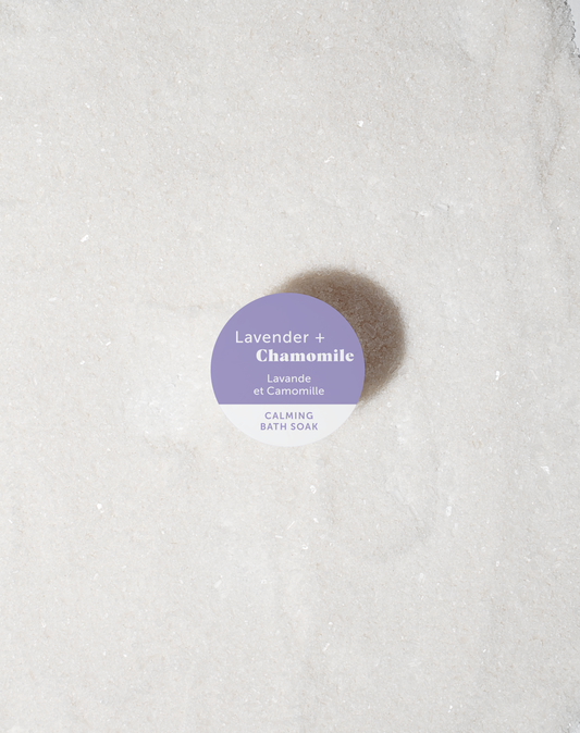 Lavender + Chamomile Calming Bath Soak