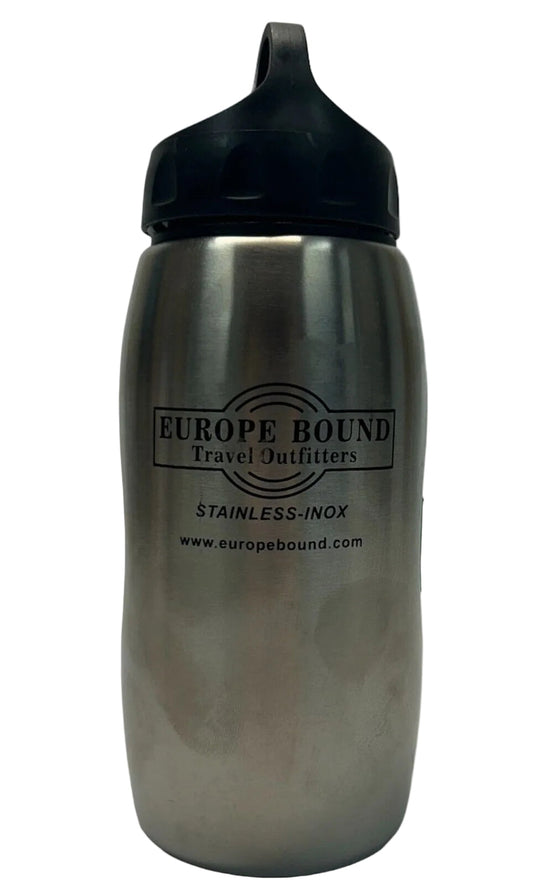Europe Bound 28 oz Double Wall Food Grade Stainless Steel Beverage Bottles
