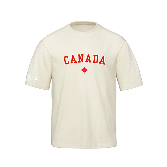 CANADA VARSITY OVERSIZED TEE (UNISEX)