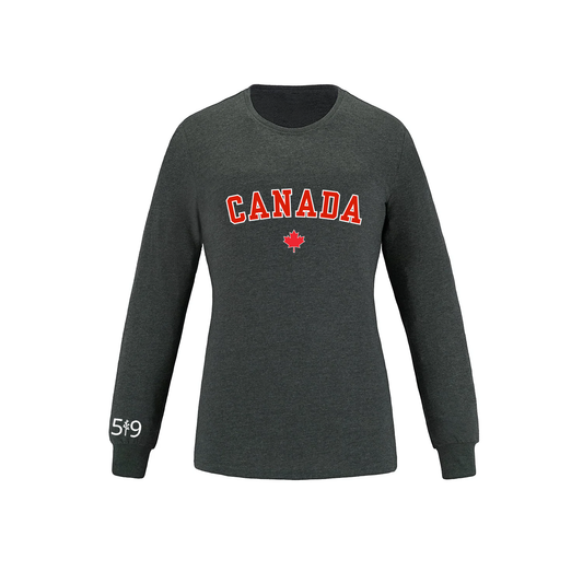 CANADA VARSITY LONG SLEEVE (WOMENS)