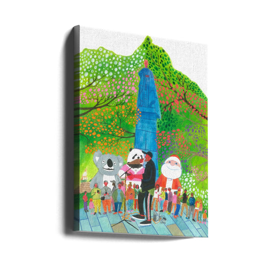 Wall art Street Concert Canvas Print