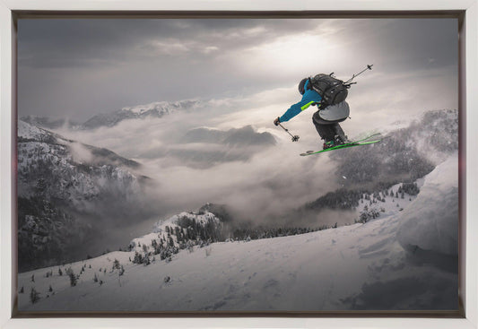 Wall art Backcountry skiing