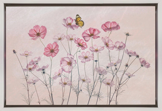 Wall Art Cosmos and Butterfly