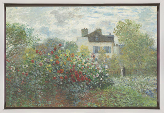 The Artist's Garden In Argenteuil, a Corner of the Garden With Dahlias (1873)