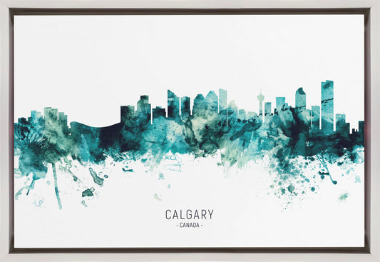 Wall art Calgary Canada Skyline