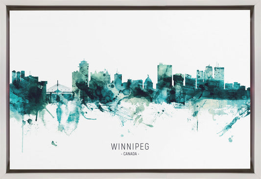 Wall art Winnipeg Canada Skyline