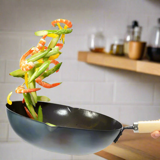 Yoshikawa Japan | Carbon Steel Wok 36cm - Made in Japan