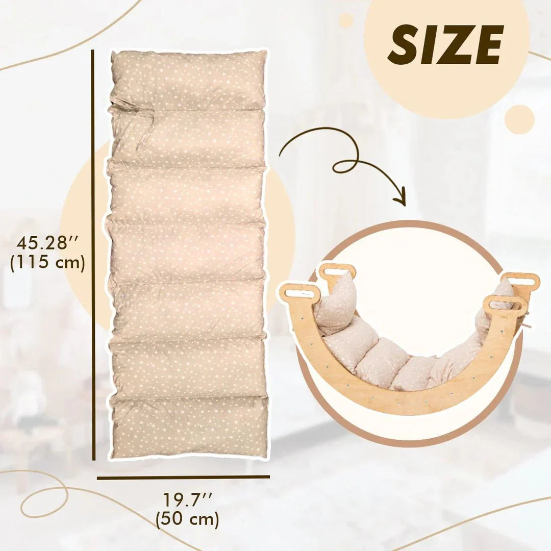 Cushion for Climbing Arch & Rocker Balance β Beige (Cushion Only)