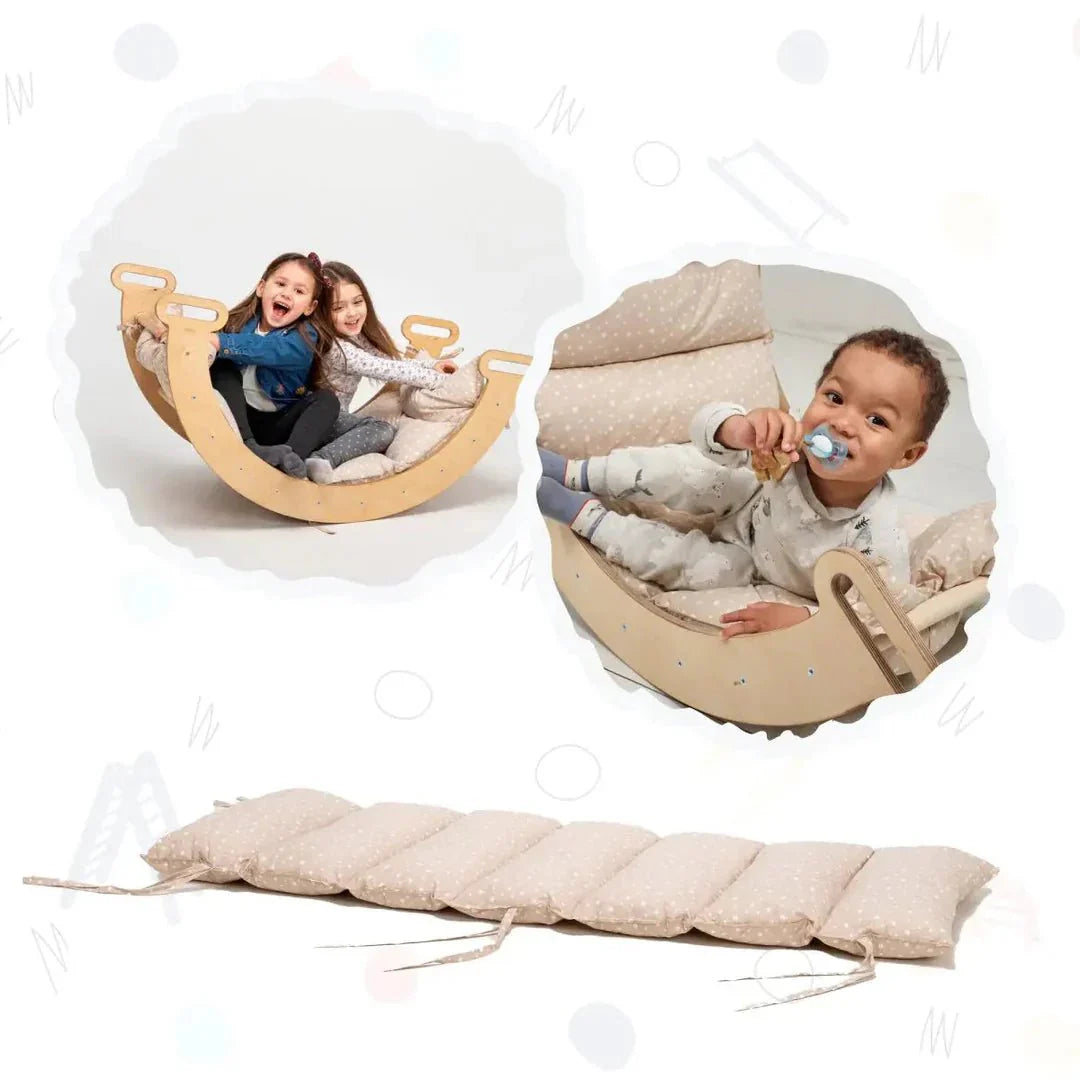 Cushion for Climbing Arch & Rocker Balance β Beige (Cushion Only)