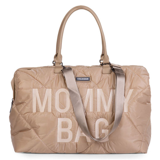 Cloud Comfort Puffer Mommy Bag - Beige