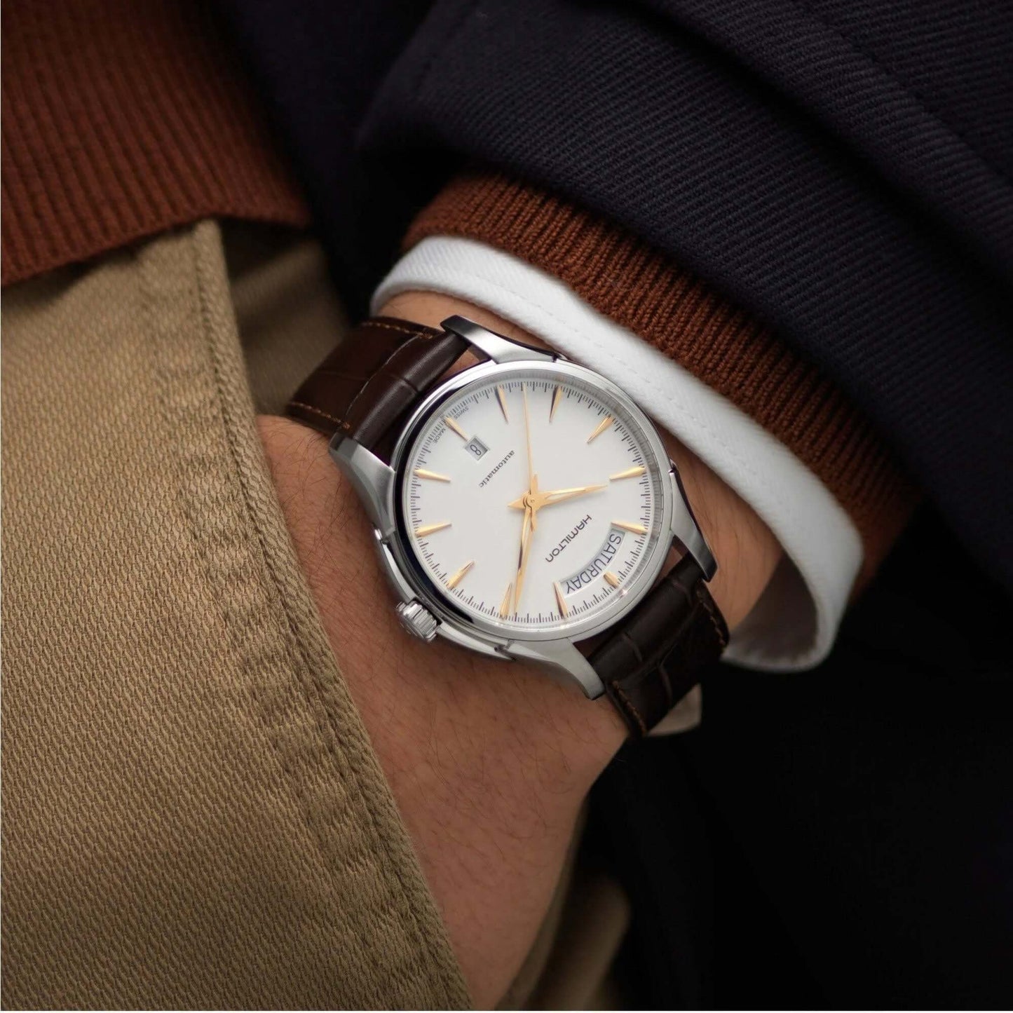 Hamilton Jazzmaster Day Date Watch H32505511