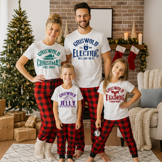 Hoody Crewneck – Griswold Family Christmas Matching Pajama Shirts