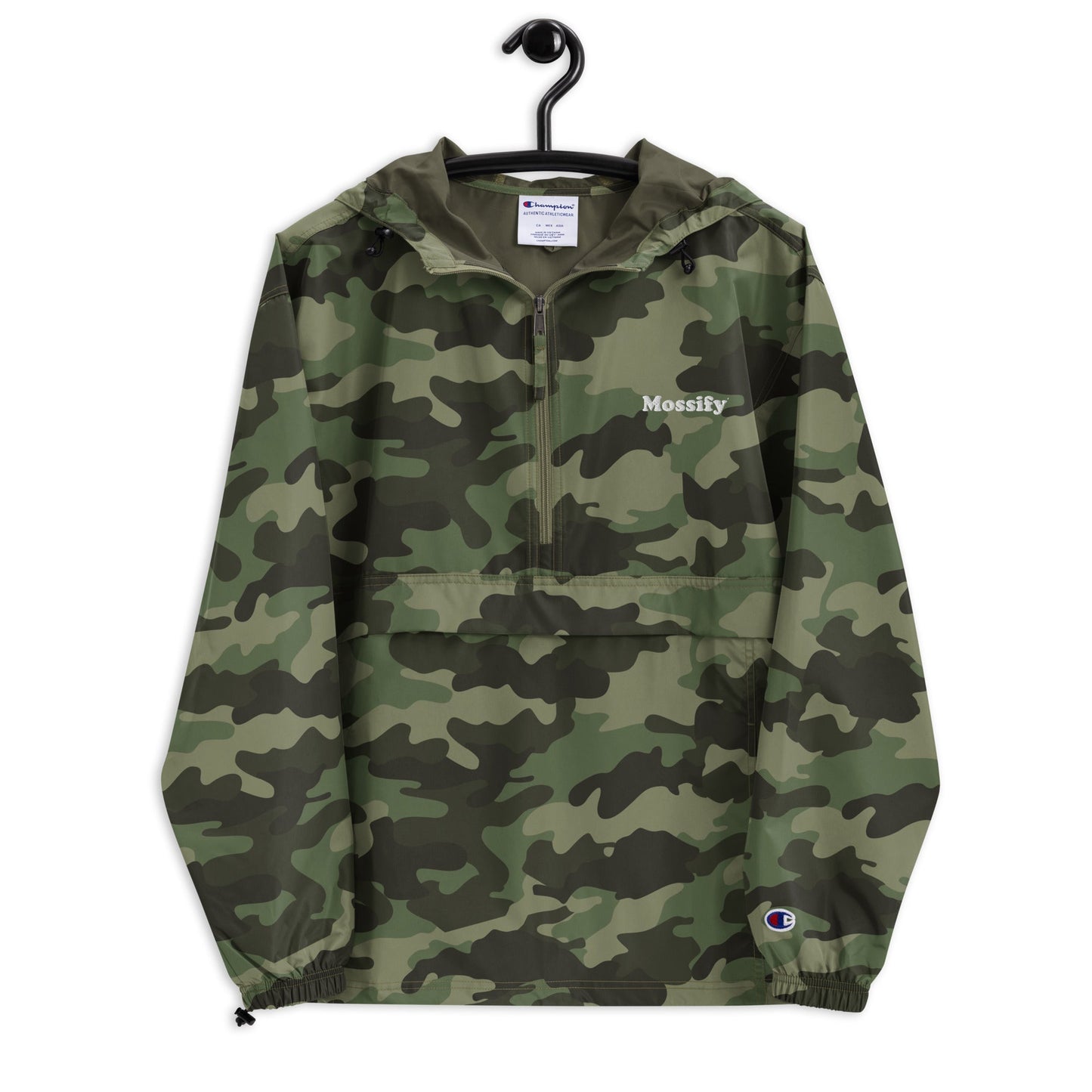 Embroidered Mossify / Champion Packable Jacket