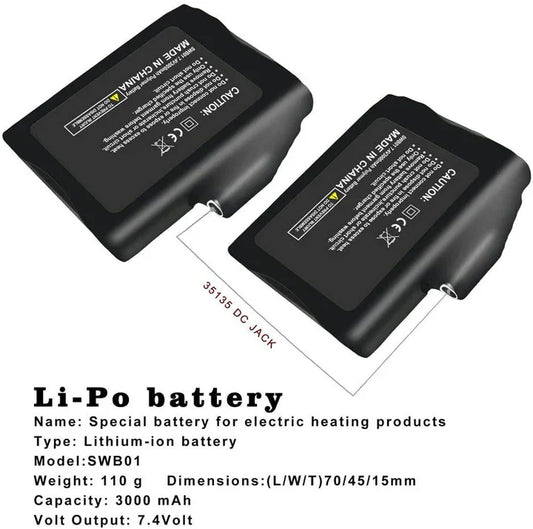 (Extra Set Spare Batteries)Lithium Ion Battery