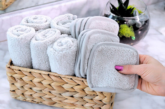 Ensemble de lingettes de luxe pour le visage et démaquillant pour les yeux