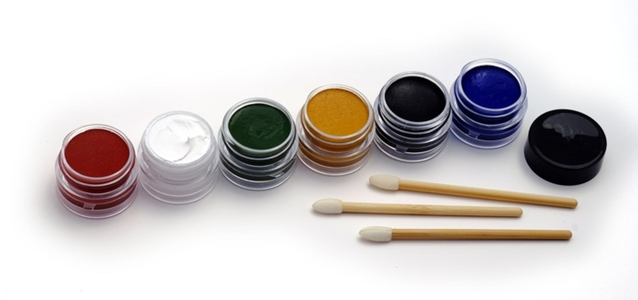 Individual Eco-Friendly Face Paint Jars
