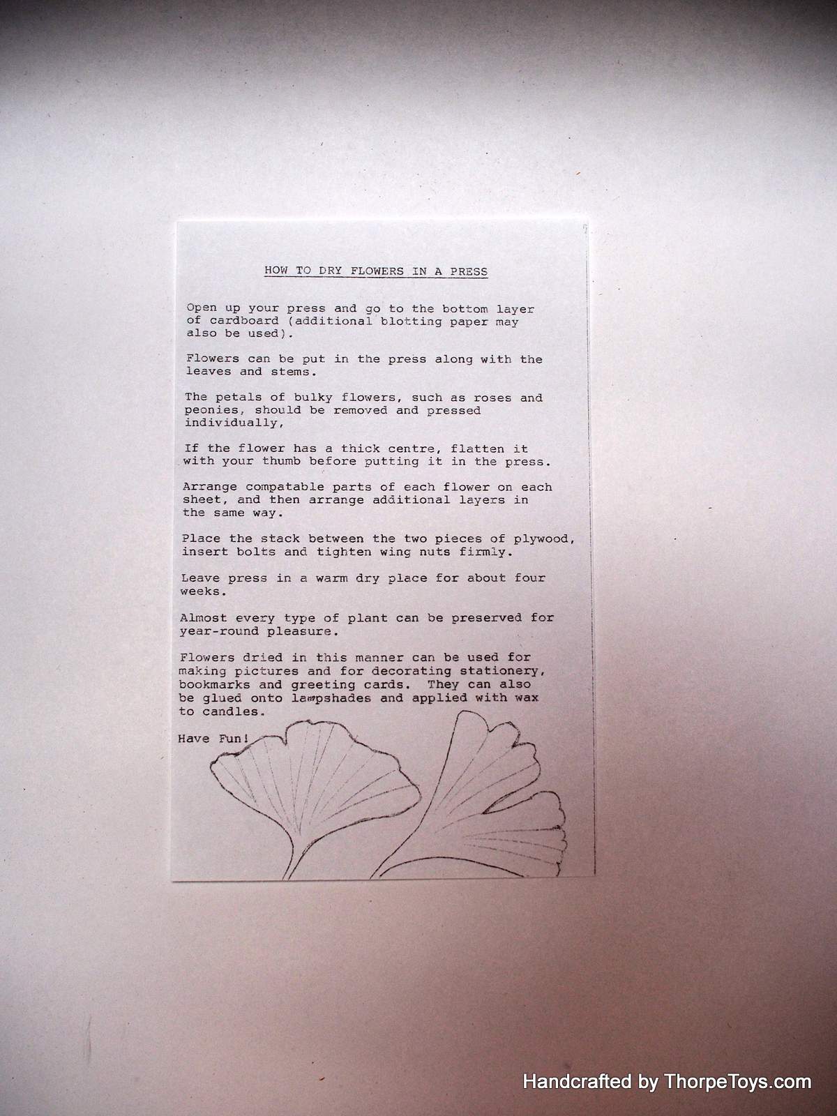 Flower Press
