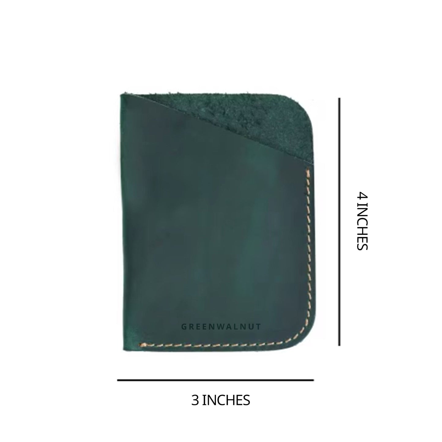 Minimalist Pure Leather Card Holder | Slim Handmade Leather Wallet