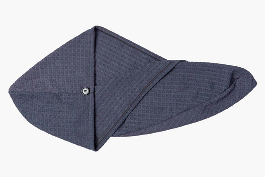 Serviette enveloppante en tissage gaufré pour cheveux