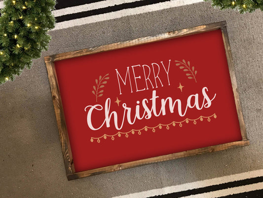 Large Merry Christmas Wood Sign, Merry Christmas Sign Wood. Merry Christmas Sign Rustic Mantle Decor. Farmhouse Christmas Decor