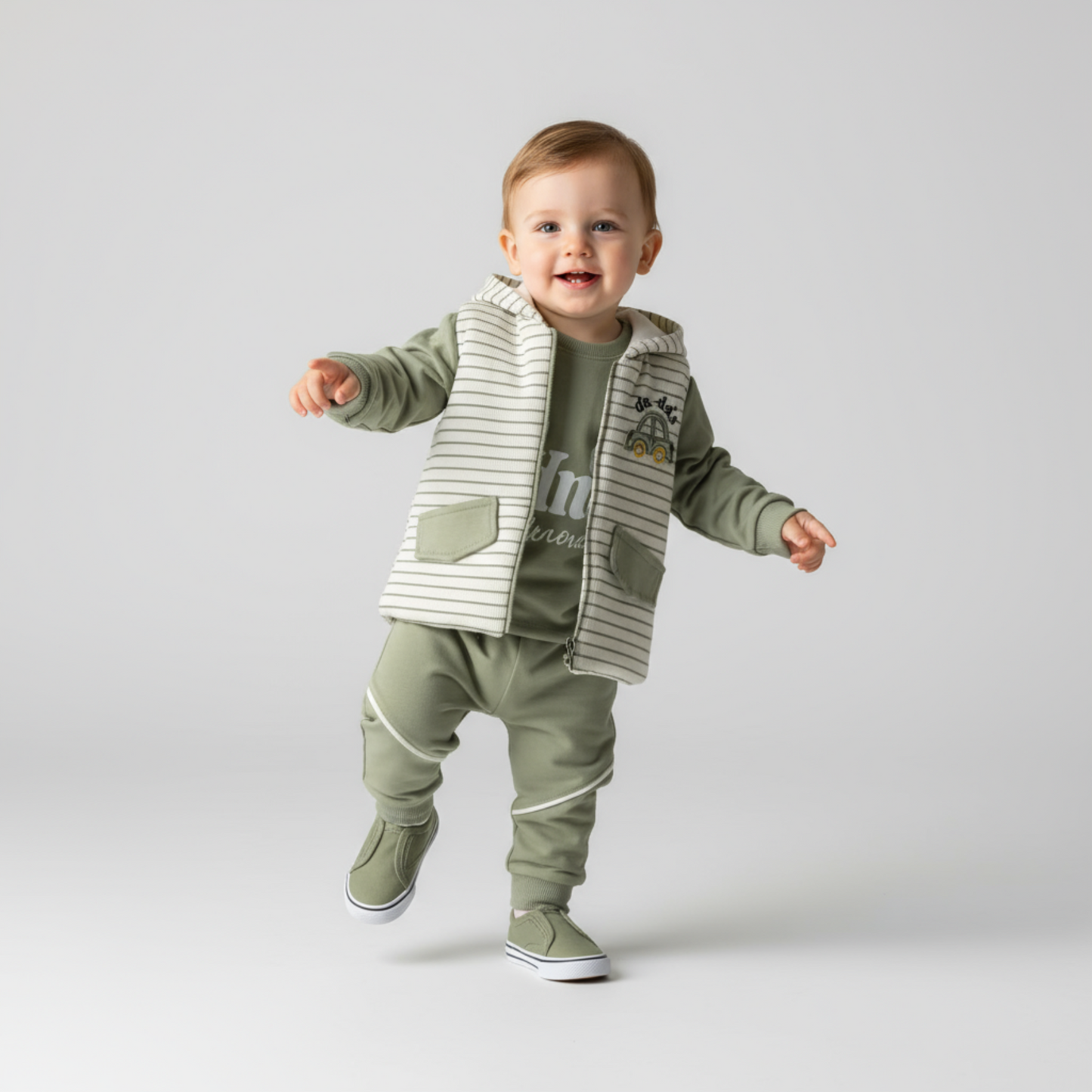 Comfy & Striped Jogger Set