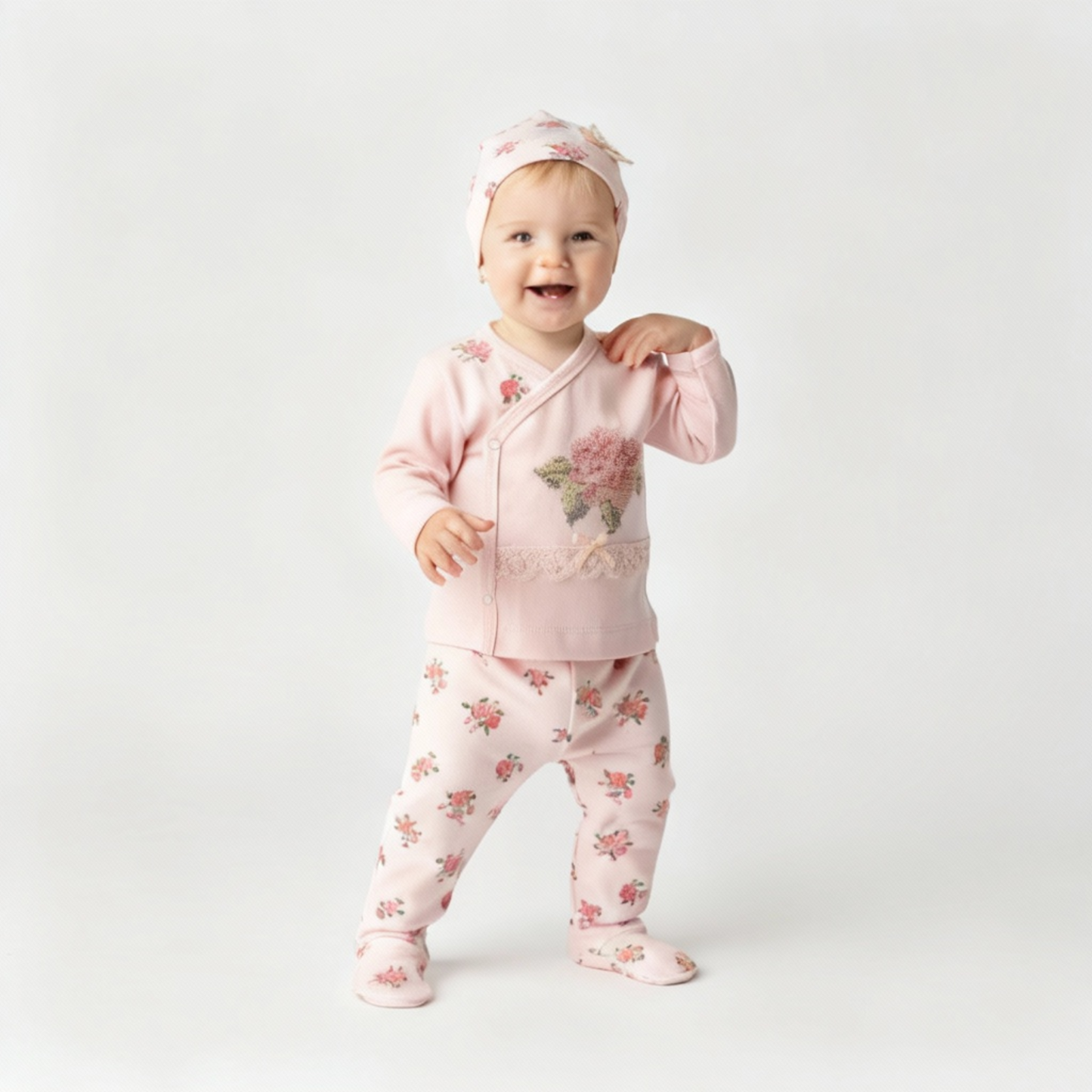 Rosy Rose Newborn 3PC Set