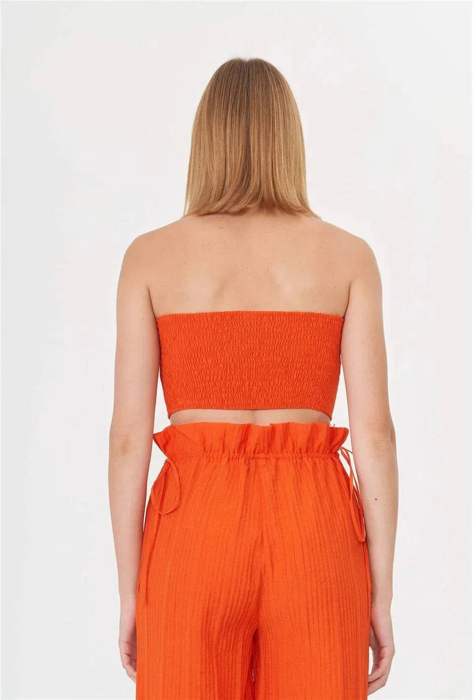 Kiara 3 Pieces Set Tube Top - Yellow