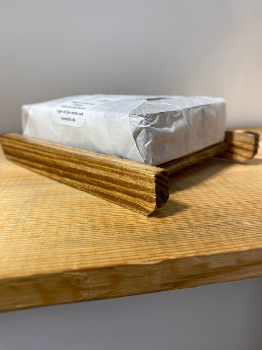 Bamboo Soap Rack (natural finish)