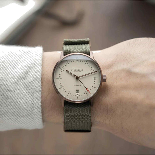 Sternglas Naos Men's 38 mm Automatic Watch