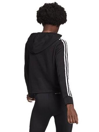 Adidas Essentials 3 stripes - Womens Cropped Hoodie