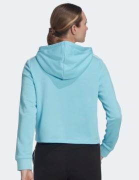 Adidas Essentials 3-Stripes - Womens Cropped Hoodie