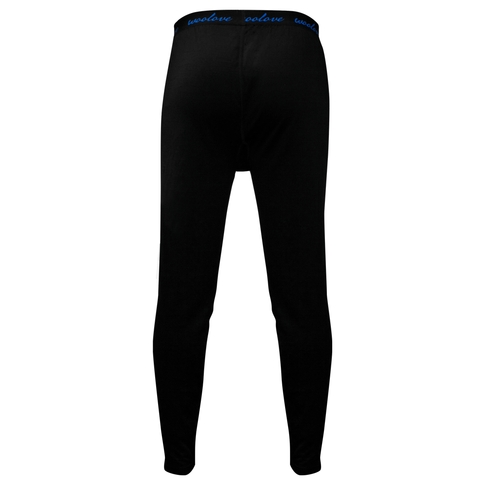 Men's 100% Merino Wool Long Underwear Base Layer Leggings 190 GSM - Midweight