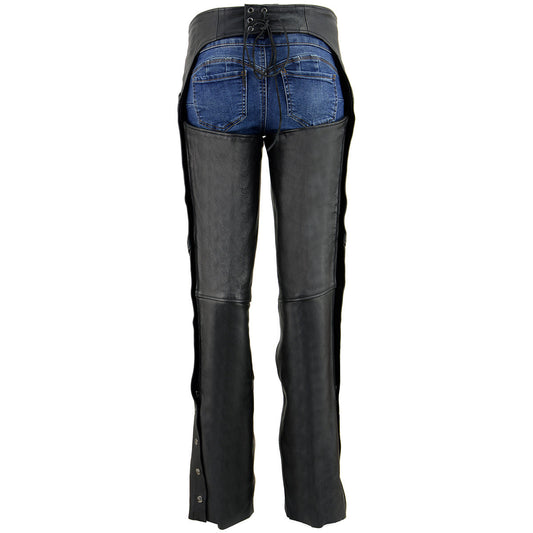 BOL/Open Road Women's Suede Wing Design Leather Chaps