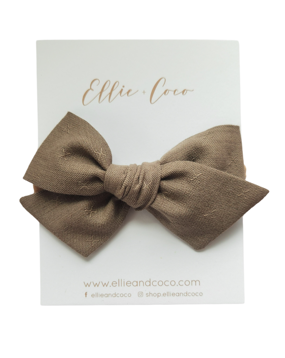 X's Oversize Bow | Mocha