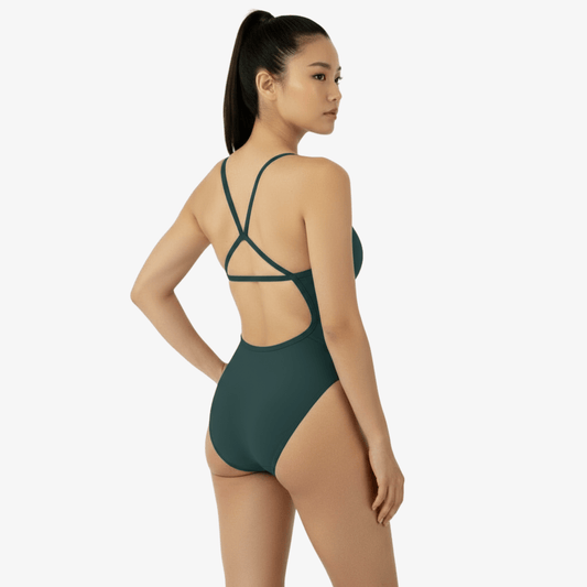 Palm Open Back Performance Training Swimsuit by Norca