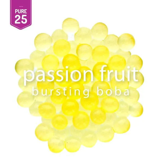 Passionfruit Bursting Boba Pure25 - Popping Boba - Bossen - Canada - Ships Free Within Canada on Orders Above CAD $199