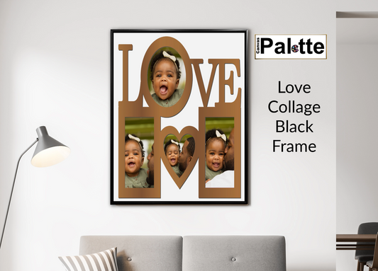 16X20 Collage Canvas Photo Love